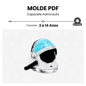 Imagem de capa para o Ebook MOLDE CAPACETE ASTRONAUTA