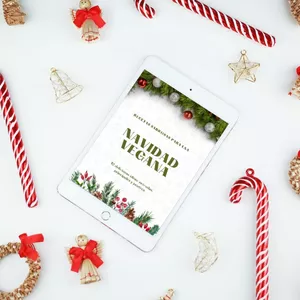 Imagen de portada para Ebook Ebook - Recetas Sabrosas para una Navidad Vegana