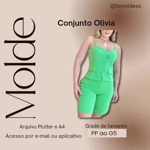 Imagem de capa para o Ebook Molde conjunto Olivia 