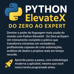 Imagem do curso Python ElevateX – Do Zero ao Expert 