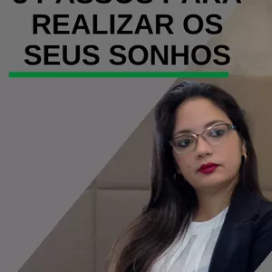 Imagem de capa para o Ebook 3 Passos para realizar os seus sonhos