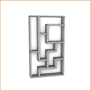 Imagen de portada para Ebook K078 - Plano de estante tipo tetris