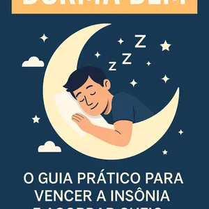 Imagem de capa para o Ebook Desligue a Mente e Descanse de Verdade: Técnicas Simples pra Dormir Melhor