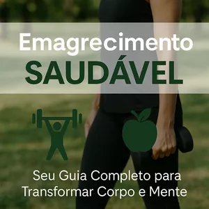Imagem de capa para o Ebook Emagrecimento Saudável — Seu Guia Completo para Transformar