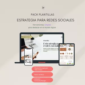 Imagen de portada para Ebook Pack Plantilla Estrategia para Redes sociales