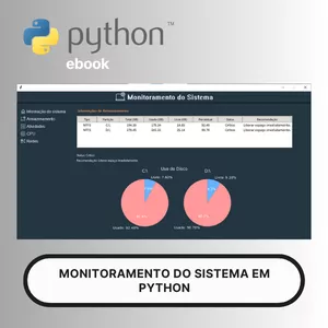 Imagem de capa para o Ebook Monitoramento do Sistema em Python