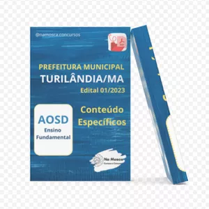 Imagem de capa para o Ebook AOSD - Auxiliar Operacional de Serviços Diversos  Turilândia MA