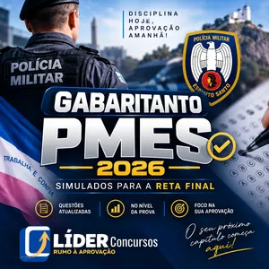 Imagem de SIMULADO GABARITANDO PMES 2026 criado por 61.943.149 KELITON OLIVEIRA FERREIRA na hotmart