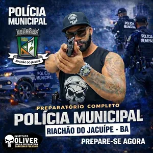 Imagem do curso 👮‍♂️ Preparatório Completo GUARDA MUNICIPAL de Riachão do Jacuípe - BA 👮‍♂️ GCM - Instituto Óliver