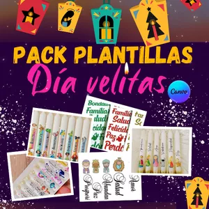 Imagen de portada para Ebook Pack Editable Día de Velitas