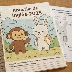 Imagem de capa para o Ebook Bruums AP Apostila de atividades em inglês