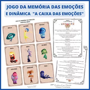 Imagem de capa para o Curso online Jogo da Memória das Emoções / Dinâmica A Caixa das Emoções