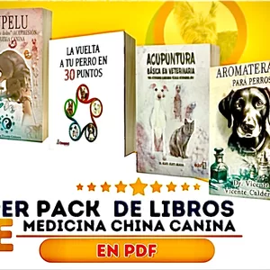 Imagen de portada para Curso online PACK DE 4 LIBROS DE MEDICINA CHINA CANINA
