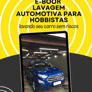 Imagem de capa para o Ebook Lavagem Automotiva Profissional sem riscos para Hobbista