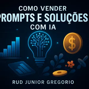 Imagem de capa para o Ebook Como Transformar Prompts em um Negócio Lucrativo com IA