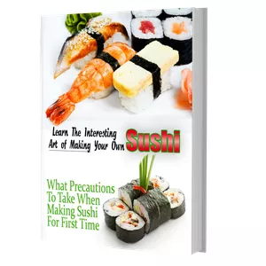 Imagem de capa para o Ebook RECEITAS DE SUSHI