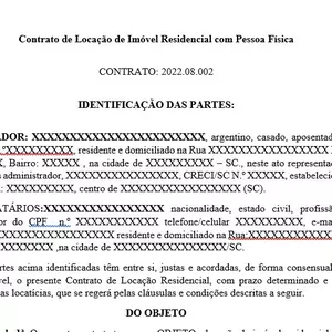 Imagem de capa para o Ebook CONTRATO ALUGUEL ANUAL RESIDENCIAL