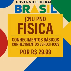 Imagem de capa para o Ebook Apostila PND (CNU Professores) 2025 - Professor - Física