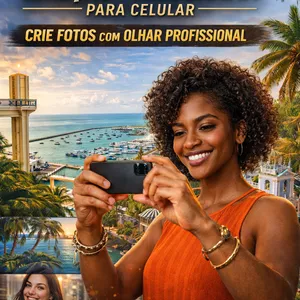 Imagem de capa para o Ebook Direção e Fotografia para Celular: Crie Fotos com Olhar Profissional