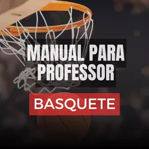 Imagem de capa para o Ebook MANUAL PARA PROFESSOR DE BASQUETE (com 200 exercícios em  vídeos)