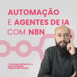 Imagem de capa para o Curso online Automação e Agentes de IA com n8n