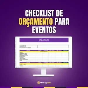 Imagem de capa para o Ebook Checklist de Orçamento Para Eventos