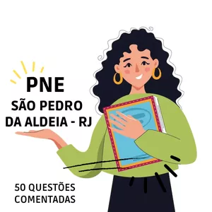 Imagem de capa para o Ebook 50 questões comentadas - PNE ( Plano Nacional de Educação )  - 2024