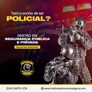 Imagem do curso Curso Superior Sequencial de Gestão em Segurança Pública e Privada 100% EAD em 3 meses