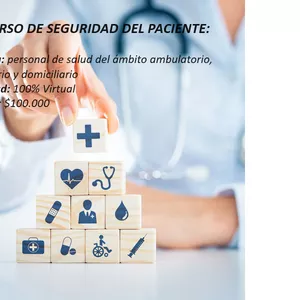 Imagen de portada para Curso online Curso de seguridad del paciente