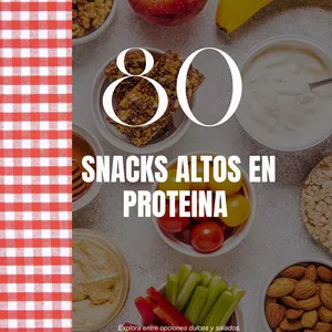 Imagen de portada para Ebook 80 SNACKS ALTOS EN PROTEINA