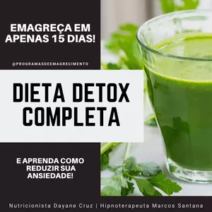 Imagem do curso Dieta Detox Completa + Técnicas de relaxamento para ansiedade 