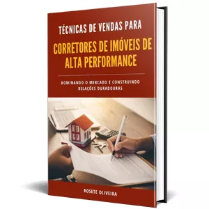 Imagem de capa para o Ebook Técnicas de Vendas para Corretores de Alta Performance