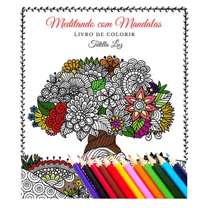 Imagem de capa para o Ebook Meditando com Mandalas