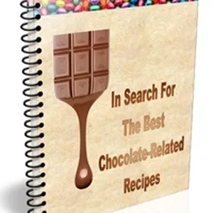 Imagem de capa para o Ebook PLR AS MELHORES RECEITAS RELACIONADAS COM CHOCOLATE 