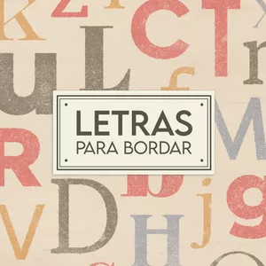 Imagem de capa para o Curso online Letras para Bordar