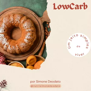 Imagem de capa para o Ebook Caseirinhos Low Carb