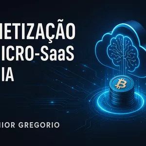 Imagem de capa para o Ebook Crie e Lance Seu Micro-SaaS com IA