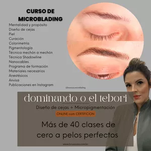 Imagen de portada para Curso online Microblading Dominando El Tebori