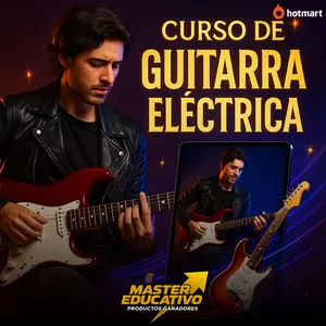 Imagen de portada para Curso online CURSO DE GUITARRA ELECTRICA