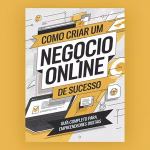 Imagem de capa para o Ebook Como Criar um Negócio Online de Sucesso: Guia Completo para Empreendedores Digitais