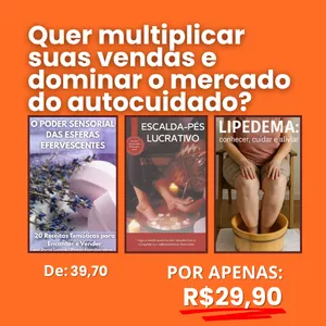 Imagem de capa para o Ebook KIT AUTOCUIDADO LUCRATIVO (3 E-BOOKS)