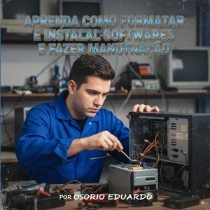 Imagem de capa para o Ebook ebook aprenda  a formatar seu computador 