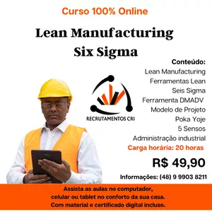 Imagem do curso Lean Manufacturing Seis Sigma