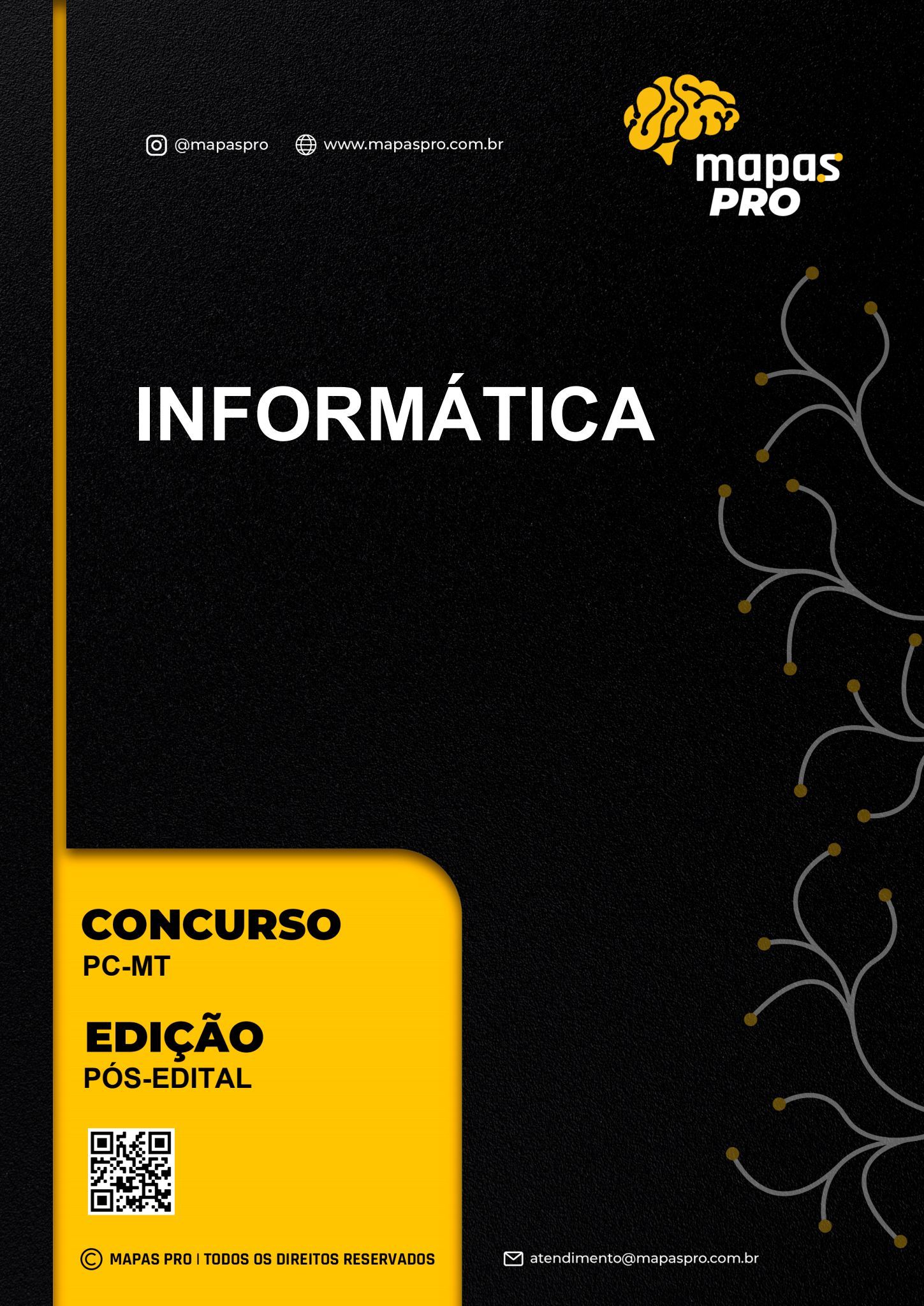 Curso Informática para Investigador e Escrivão da Polícia Civil do Mato Grosso (PC-MT)