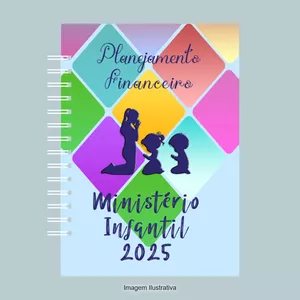 Imagem de capa para o Ebook Planner Financeiro para o Ministério Infantil 2025