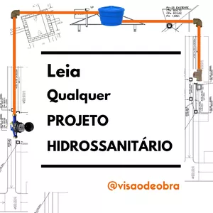 Imagem de capa para o Ebook Leitura de Projetos Hidrossanitários