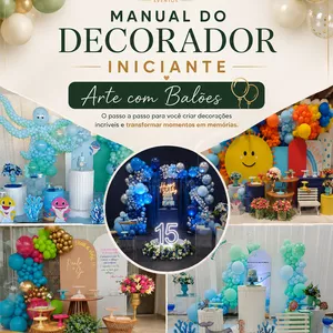 Imagem do curso Manual do decorador iniciante - Arte com balões