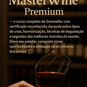 Curso Essência do Vinho - Curso completo - Com certificado