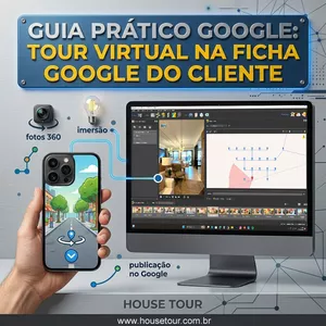 Imagem de capa para o Curso online Guia Prático Google: Tour Virtual na ficha Google do Cliente