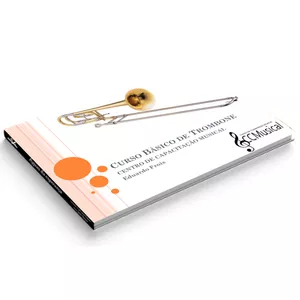 Imagem de capa para o Ebook CURSO BÁSICO DE TROMBONE CCMUSICAL